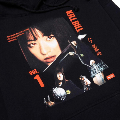 Sweatshirt HUF Kill Bill Gogo Yubari Hoodie black