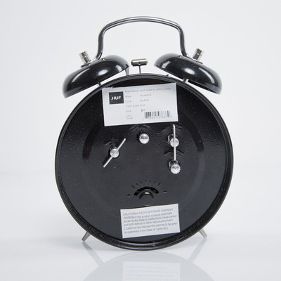 HUF zegar HUF x SM Alarm Clock black