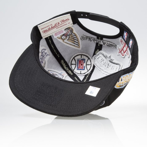 Mitchell & Ness czapka snapback NBA Western black ALL OVER EU879