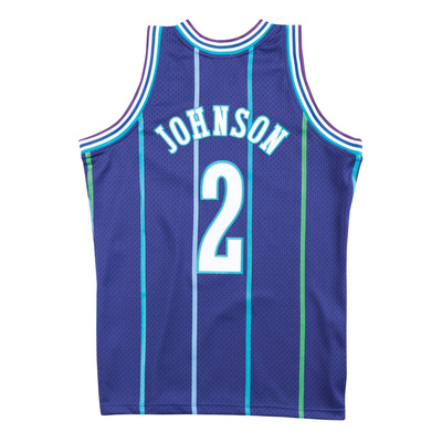 Mitchell & Ness Charlotte Hornets NBA Swingman Alternate Jersey Larry Johnson purple 