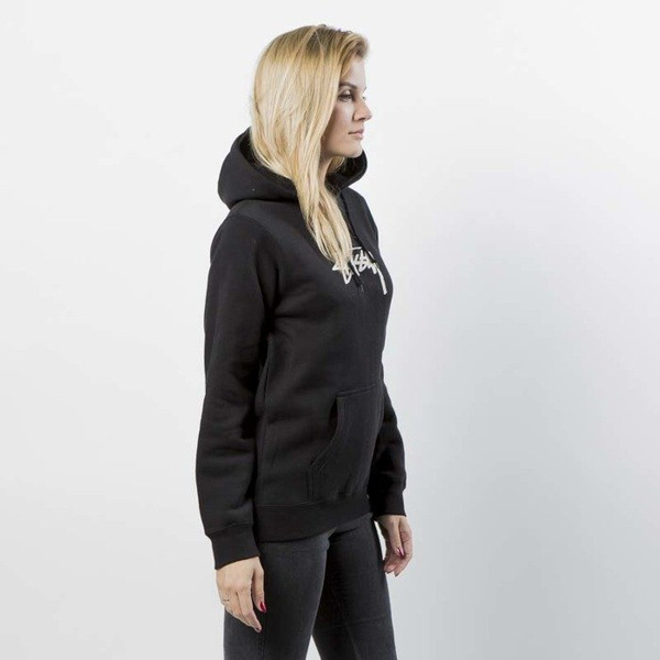 Bluza damska Stussy Sweatshirt Stock Hood WMNS black