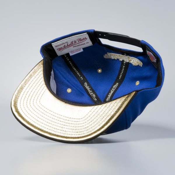 Czapka Mitchell & Ness snapbeck New York Knicks royal Gold Tip