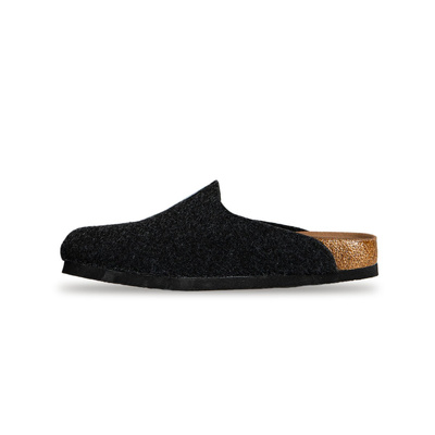 Klapki damskie Birkenstock Amsterdam BS Narrow Fit grafitowe (0559123)