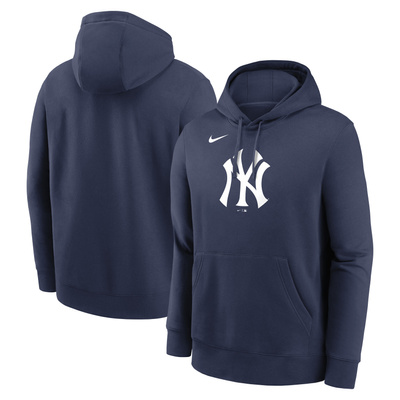 Nike MLB Logo Club Fleece Hood New York Yankees navy
