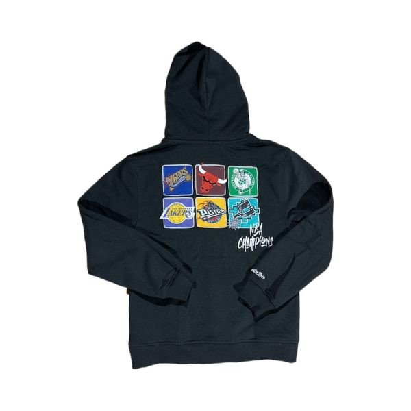 Mitchell & Ness NBA Patches Multi Team Hoody black