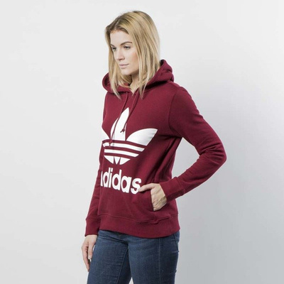 Adidas Originals Trefoil Hoodie collegiate burgundy CE2409