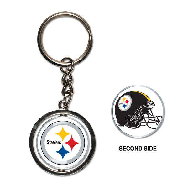 WinCraft NFL Spinner Key Ring Pittsburgh Steelers