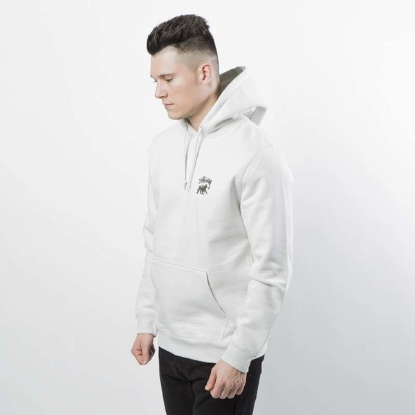 Bluza Stussy Sweatshirt Lion Shield Hood stone