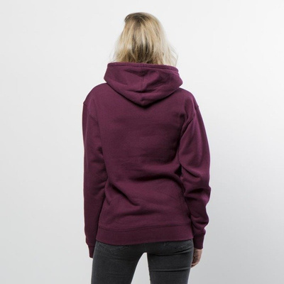Bluza damska Thrasher Flame Logo Hoodie maroon WMNS
