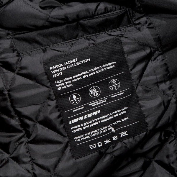 Kurtka We Peace It Parka Jacket Saorsa black