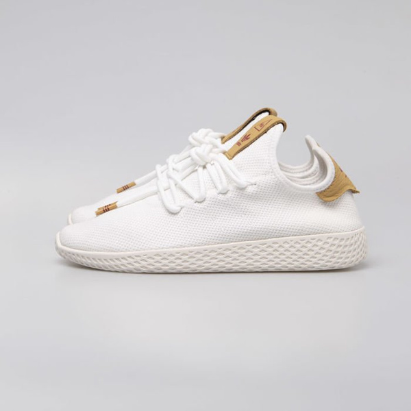 Sneakers damskie buty Adidas Originals Pharrell Williams Tennis Hu ftwwht/ftwwht/rawsan (D96444)