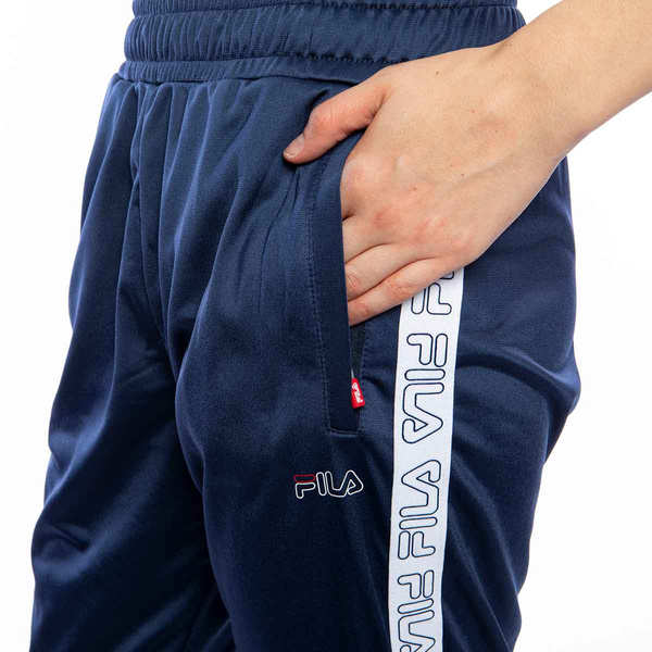 Damskie spodnie dresowe Fila Women Jacoba Taped Track Pants granatowe