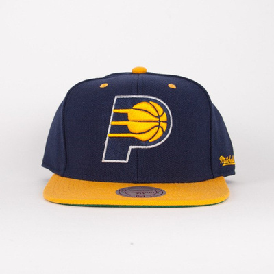 Mitchell & Ness cap snapback Indiana Pacers navy / yelow Flipside 