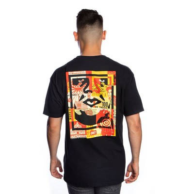 T-shirt OBEY Obey Face Collage black