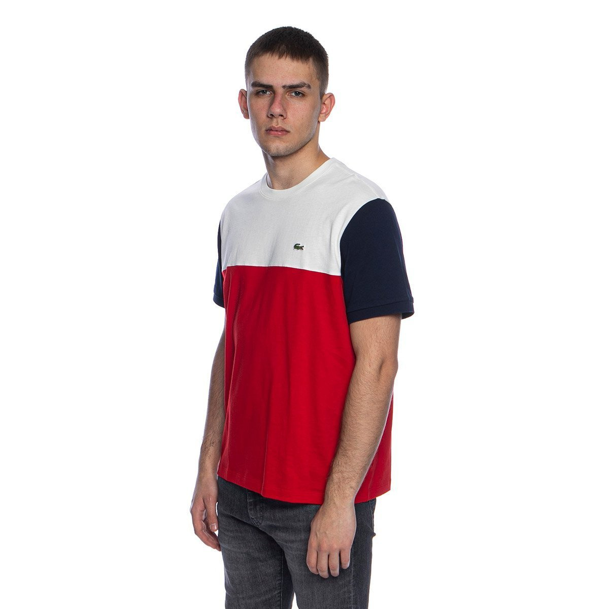 Lacoste Colorblock Regular Fit Cotton Jersey T-shirt multicolor