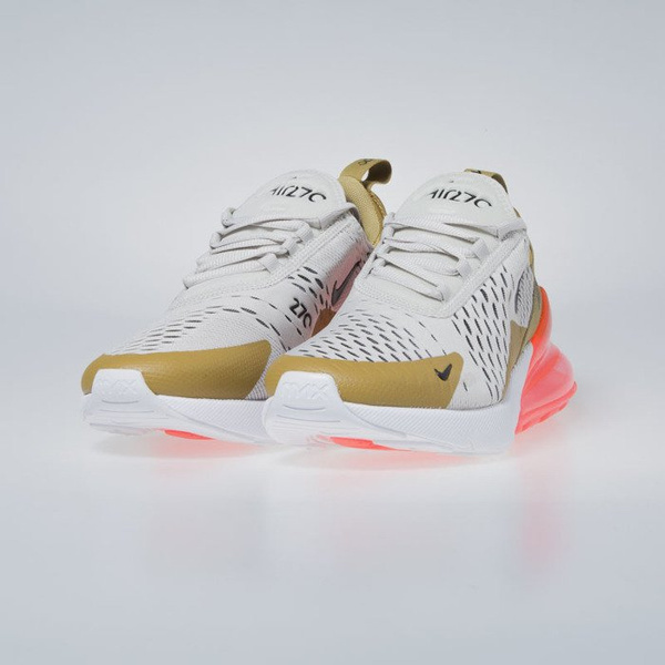 Sneakers Buty damskie Air Max 270 flt gold / black - light bone AH6789-700