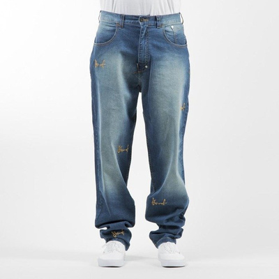 Stoprocent pants SJ 6tag Baggy blue denim