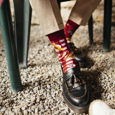 Many Mornings Socks Pizza Italiana