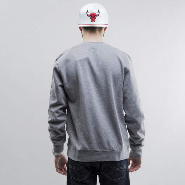 Mitchell & Ness bluza crewneck Chicago Bulls heather grey Team Arch