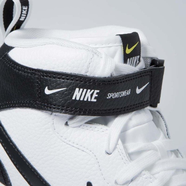 Sneakers buty Nike Air Force 1 Mid '07 LV8 white / black-tour yellow (804609-103)