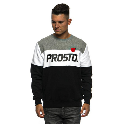 Bluza Prosto Klasyk Crewneck Lay gray/black