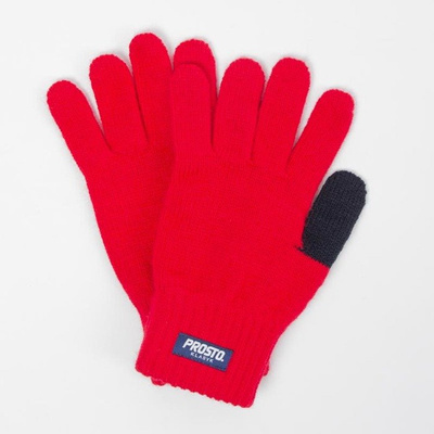 Prosto Klasyk gloves Classic red