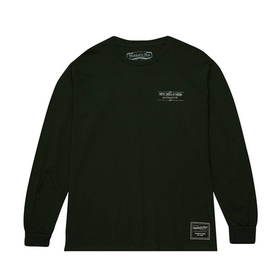 Koszulka longsleeve Mitchell & Ness Branded M&N GT Graphic LS Tee dark green