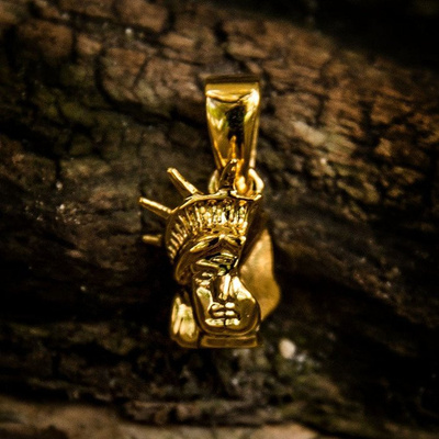 GLD Broken America 24" Micro Cuban 18k Gold Plated 