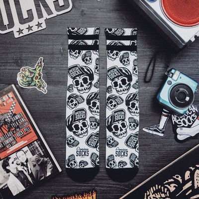 Skarpety American Socks Skater Skull - Signature multicolor