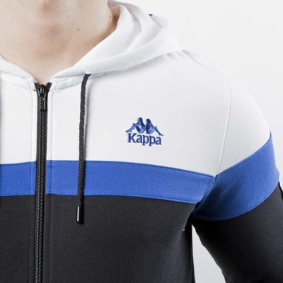 Kappa Sweatshirt Authentic Anabe black / white / blue 303WFG0-908