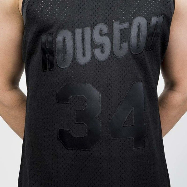 Koszulka Mitchell & Ness Houston Rockets #34 Hakeem Olajuwon black Swingman Jersey