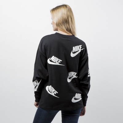 Bluza damska Nike NSW Crew Futura Toss black AA3142-010