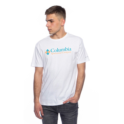 Columbia CSC Basic Print Logo T-shirt white
