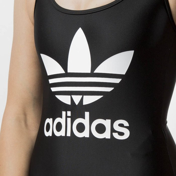 Kostium kąpielowy Adidas Originals 3-Stripes Swimsuit black