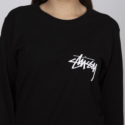 Stussy Longsleeve Stock LS Tee black