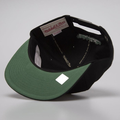 Mitchell & Ness czapka snapback Boston Celtics black Wool Solid Snapback