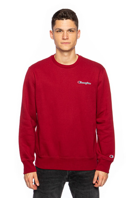 Sweatshirt Champion Organic Cotton Blend Small Script Logo Sweatshirt burgundy