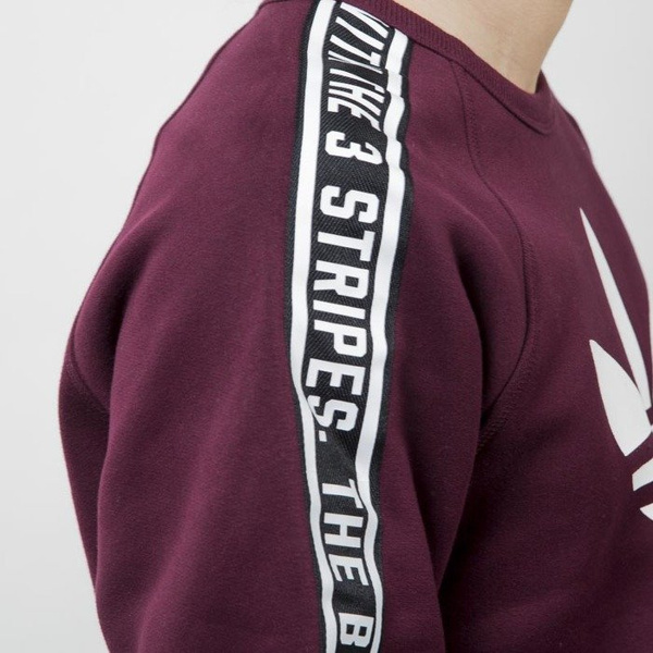 Adidas Originals bluza Es Crew maroon AY8271