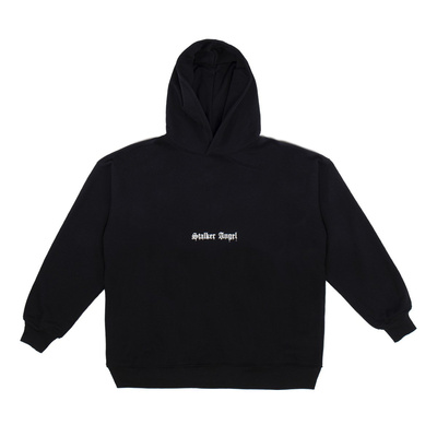 Bluza Stalker Angel Silver Holo Hoodie czarna