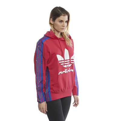 Bluza damska Adidas Originals Flower Hoodie energy pink