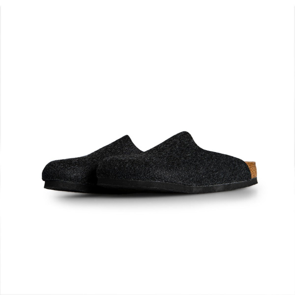 Klapki damskie Birkenstock Amsterdam BS Narrow Fit grafitowe (0559123)