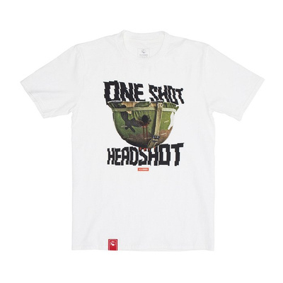 WearOver T-shirt One-Shot-Headshot white