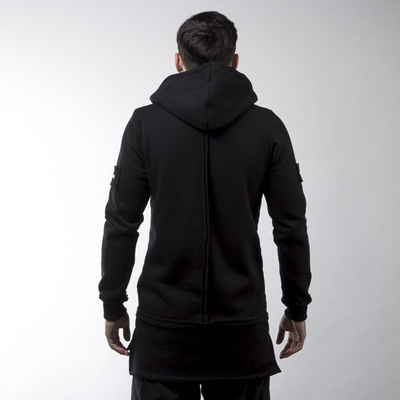 Majors bluza sweatshirt Long Hoodie black