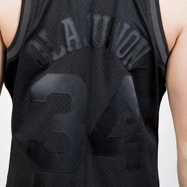 Koszulka Mitchell & Ness Houston Rockets #34 Hakeem Olajuwon black Swingman Jersey