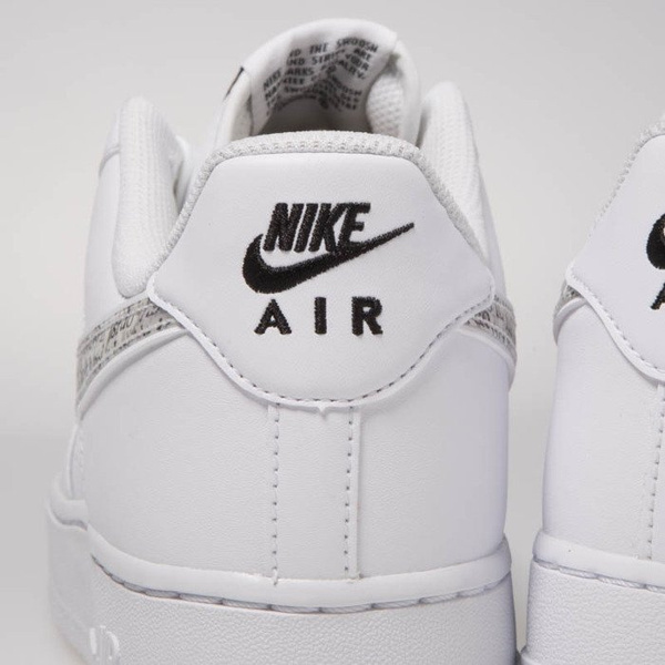 Sneakers buty Nike Air Force 1 '07 LV8 JDI LNTC white/white-black-total orange (BQ5361-100)