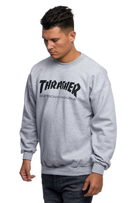 Bluza Thrasher Skate Mag Crewneck szara