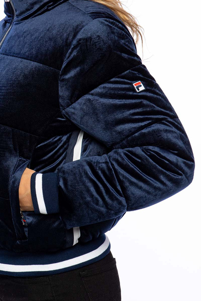 Damska kurtka Fila Women Tavi Puff Jacket granatowa