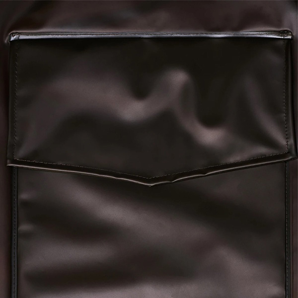 Kurtka damska Rains Transparent Hooded Coat Jacket brązowa