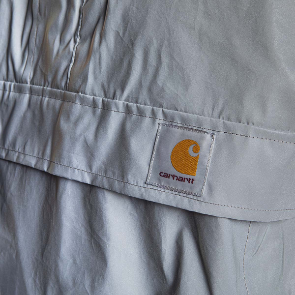 Kurtka Carhartt WIP Nimbus Reflective Pullover Jacket srebrna