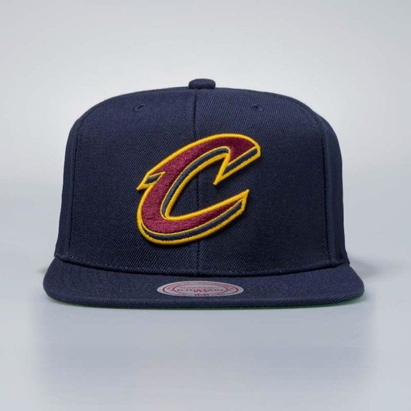 Czapka Mitchell & Ness snapback Cleveland Cavaliers black Wool Solid / Solid 2